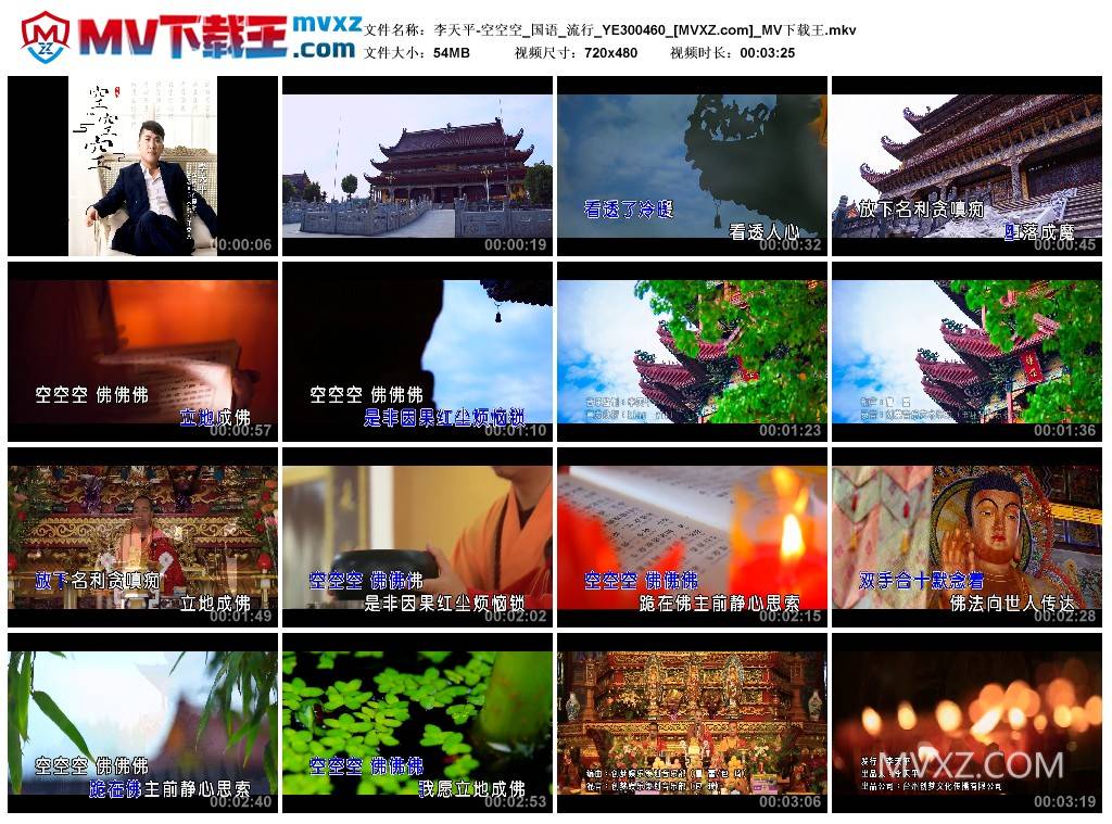 李天平-空空空_国语_流行_YE300460